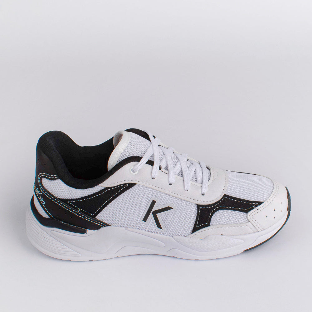 TENIS K360 RETRO BRANCO/PRETO Kidy