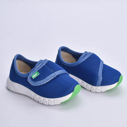 TENIS INFANTIL MENINO KIDY EQUILIBRIO AZUL ROYAL/VERDE