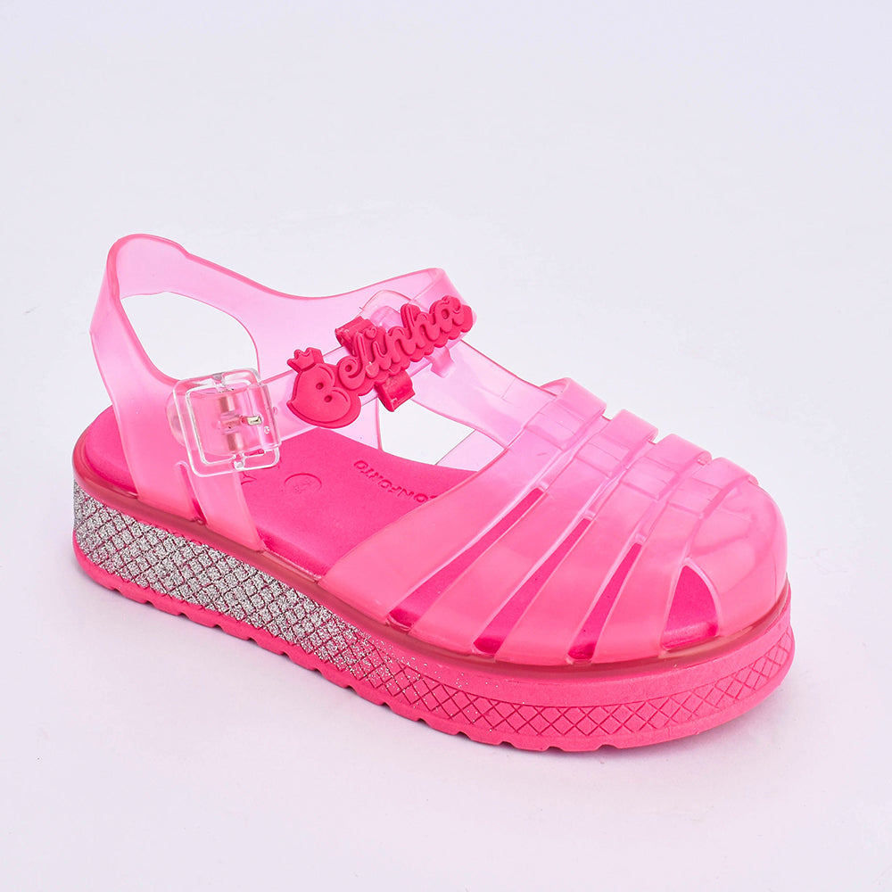 Sandália Menina Infantil Kidy Gloss Pink