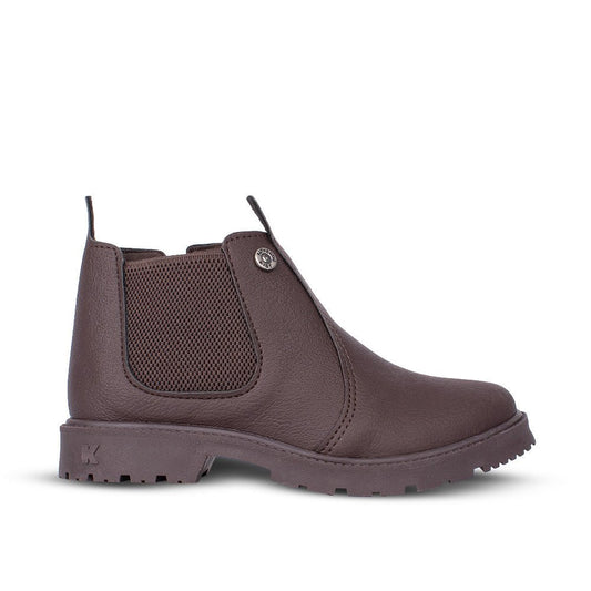 Bota Coturno infantil Menino Kidy Max Café Jequinha Conforto - Kidy Calçados - 