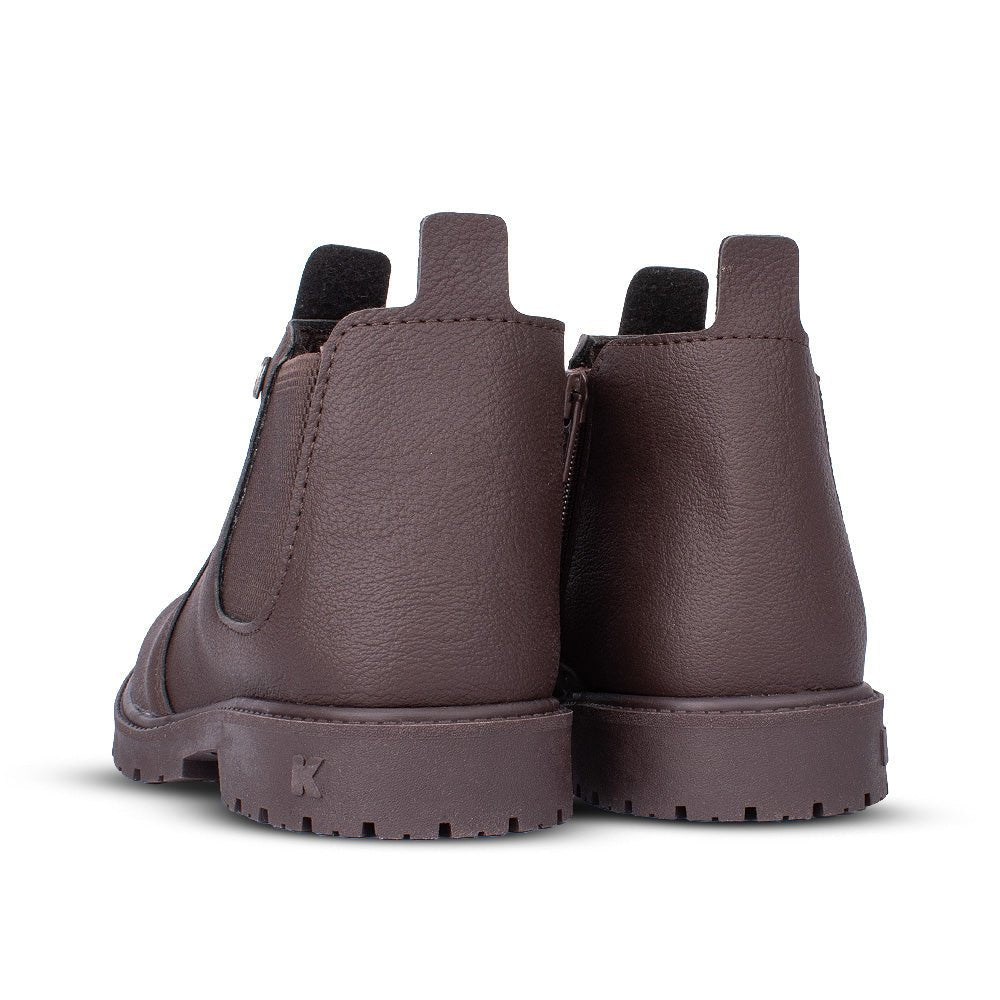 Bota Coturno infantil Menino Kidy Max Café Jequinha Conforto - Kidy Calçados - 