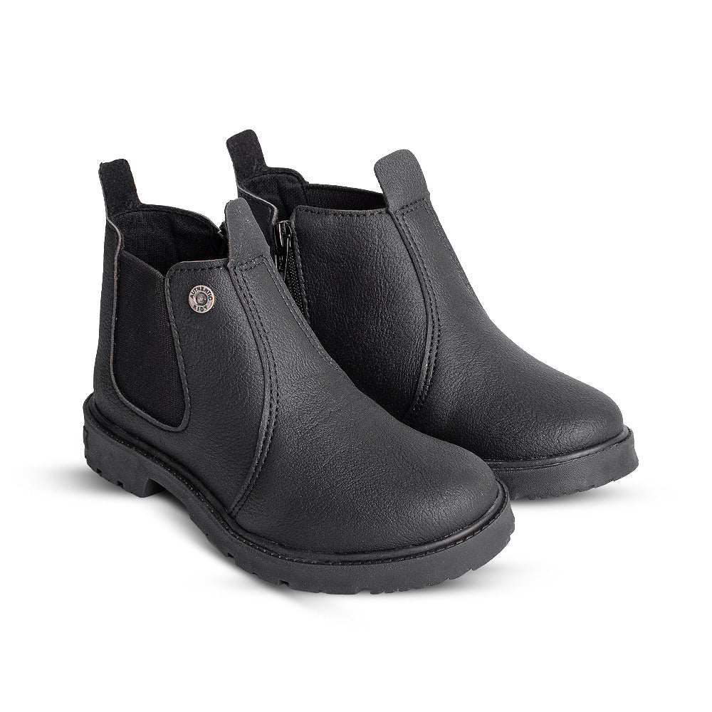 Bota Coturno Infantil Menino Kidy Max Preto Jequinha Inverno - Kidy Calçados - 