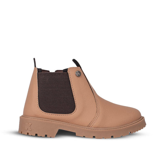 Bota Coturno Infantil Menino Kidy Walk Camel Jequinha Elástico 28 ao 36 - Kidy Calçados - 