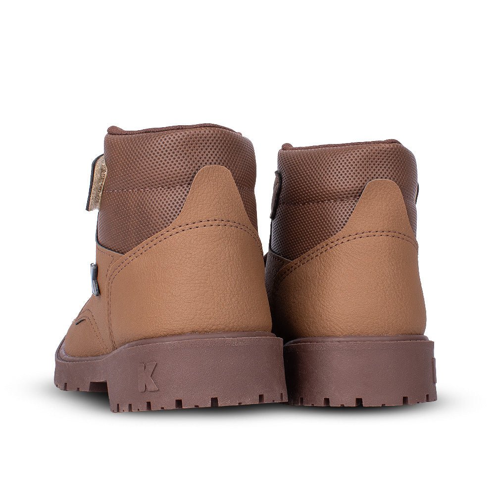 Bota Coturno Infantil Menino Kidy Walk Caramelo Marrom 28 ao 36 Conforto - Kidy Calçados - 
