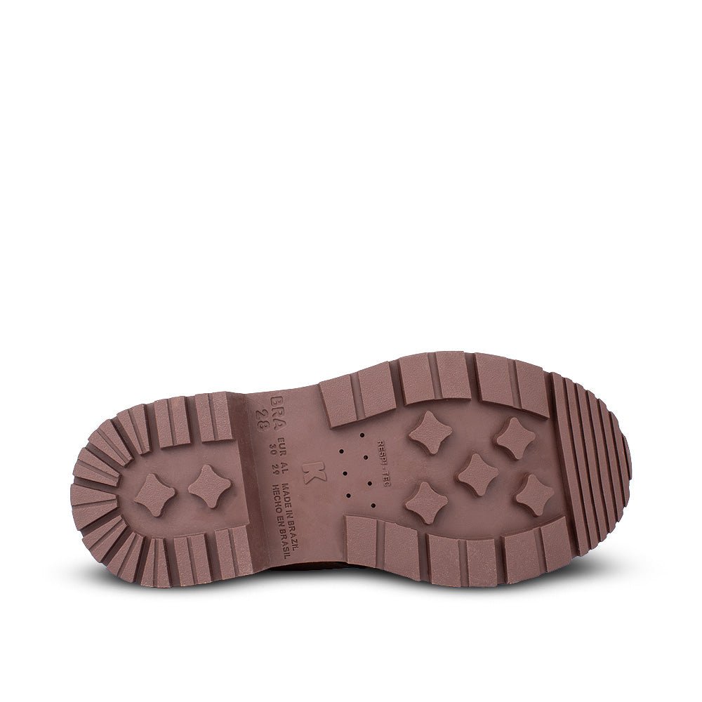 Bota Coturno Infantil Menino Kidy Walk Caramelo Marrom 28 ao 36 Conforto - Kidy Calçados - 
