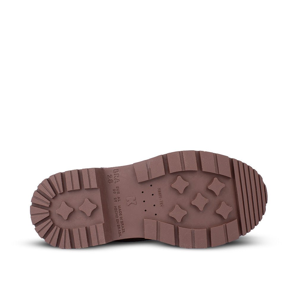 Bota Coturno Infantil Menino Kidy Walk Marrom Conforto - Kidy Calçados - 