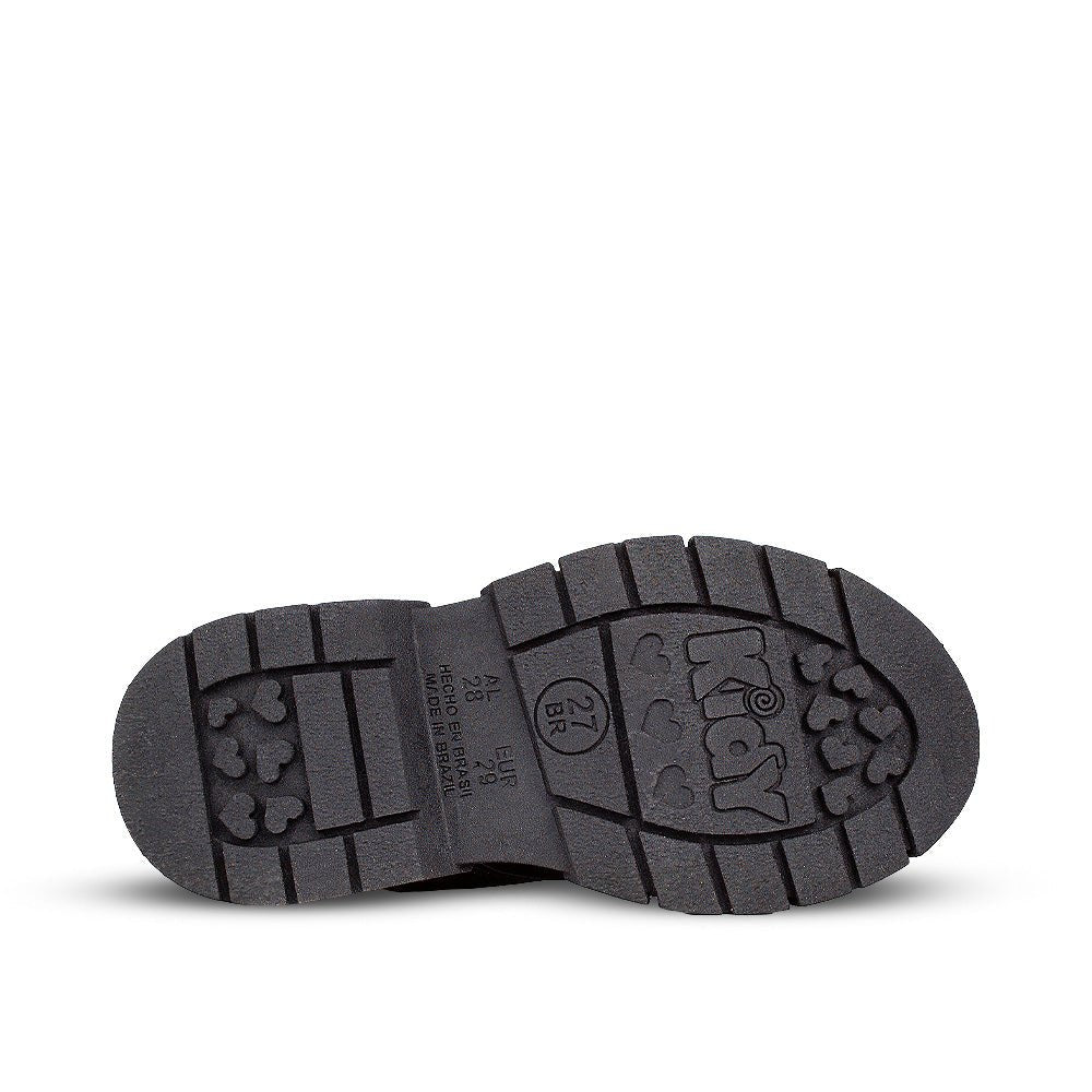 Bota Infantil Menina Kidy Fashion Baby Verniz Preta Estilosa - Kidy Calçados - 