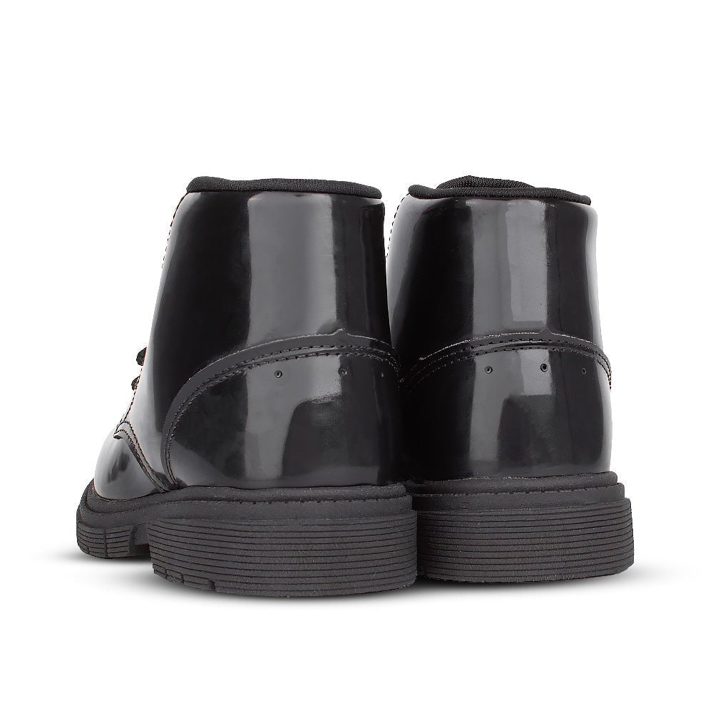 Bota Infantil Menina Kidy Fashion Baby Verniz Preta Estilosa - Kidy Calçados - 