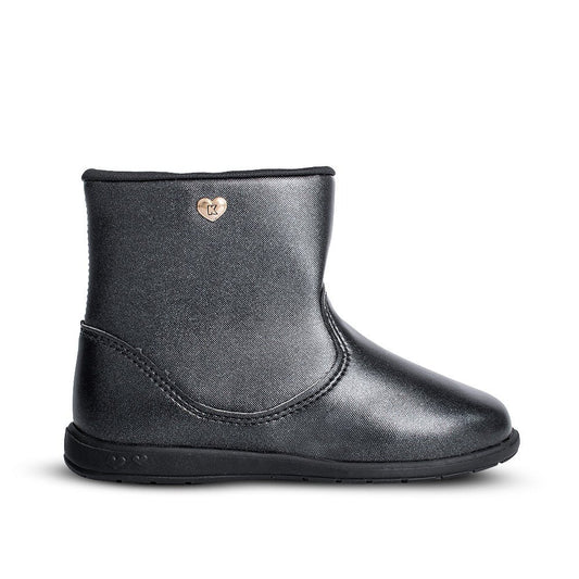 Bota infantil Menina Kidy Soft Preta Baby Conforto Delicada 18 ao 24 - Kidy Calçados - 