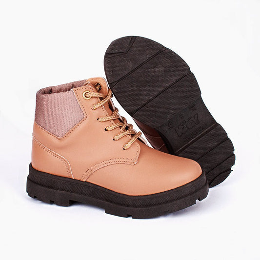 Bota Menina Infantil Kidy Style Avelã - Kidy Calçados - Botas, Coturnos e Galochas