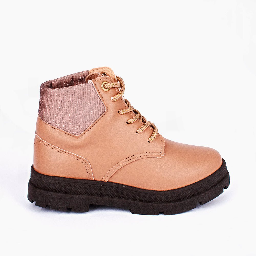 Bota Menina Infantil Kidy Style Avelã - Kidy Calçados - Botas, Coturnos e Galochas
