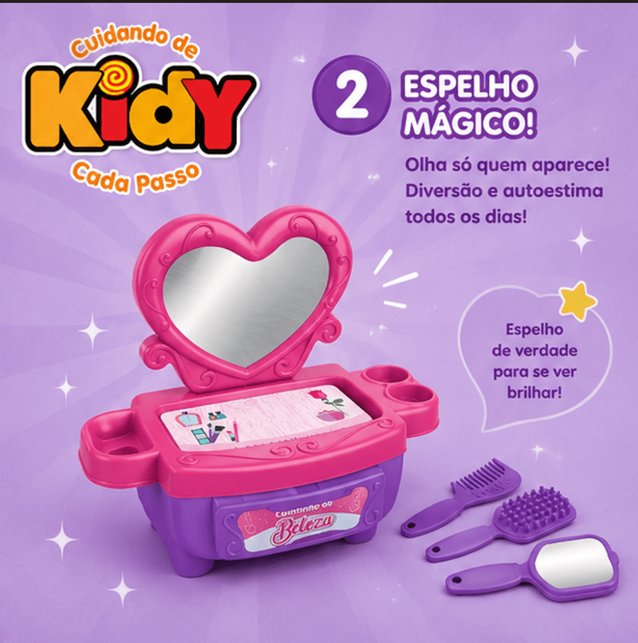 Brinquedo Cantinho da Beleza Infantil - Kidy Calçados - 