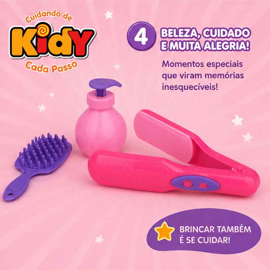 Brinquedo Kit Chapinha e Beleza - Kidy Calçados - 