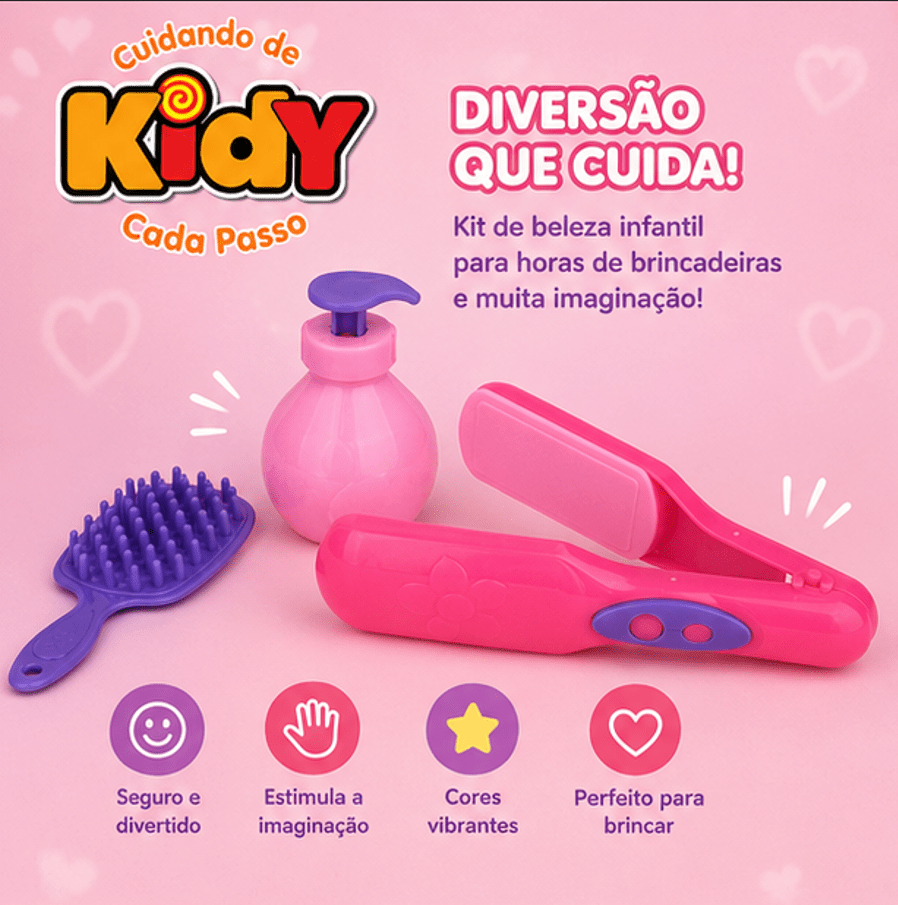 Brinquedo Kit Chapinha e Beleza - Kidy Calçados - 