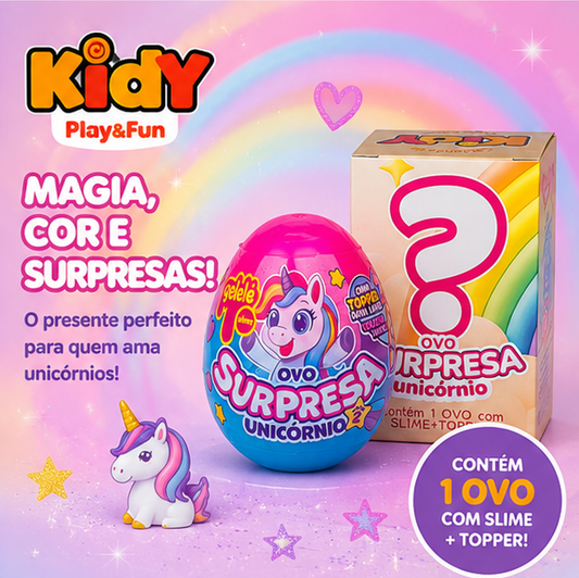 Brinquedo OVO Slime GELELE com Topper Surpresa - Kidy Calçados - 