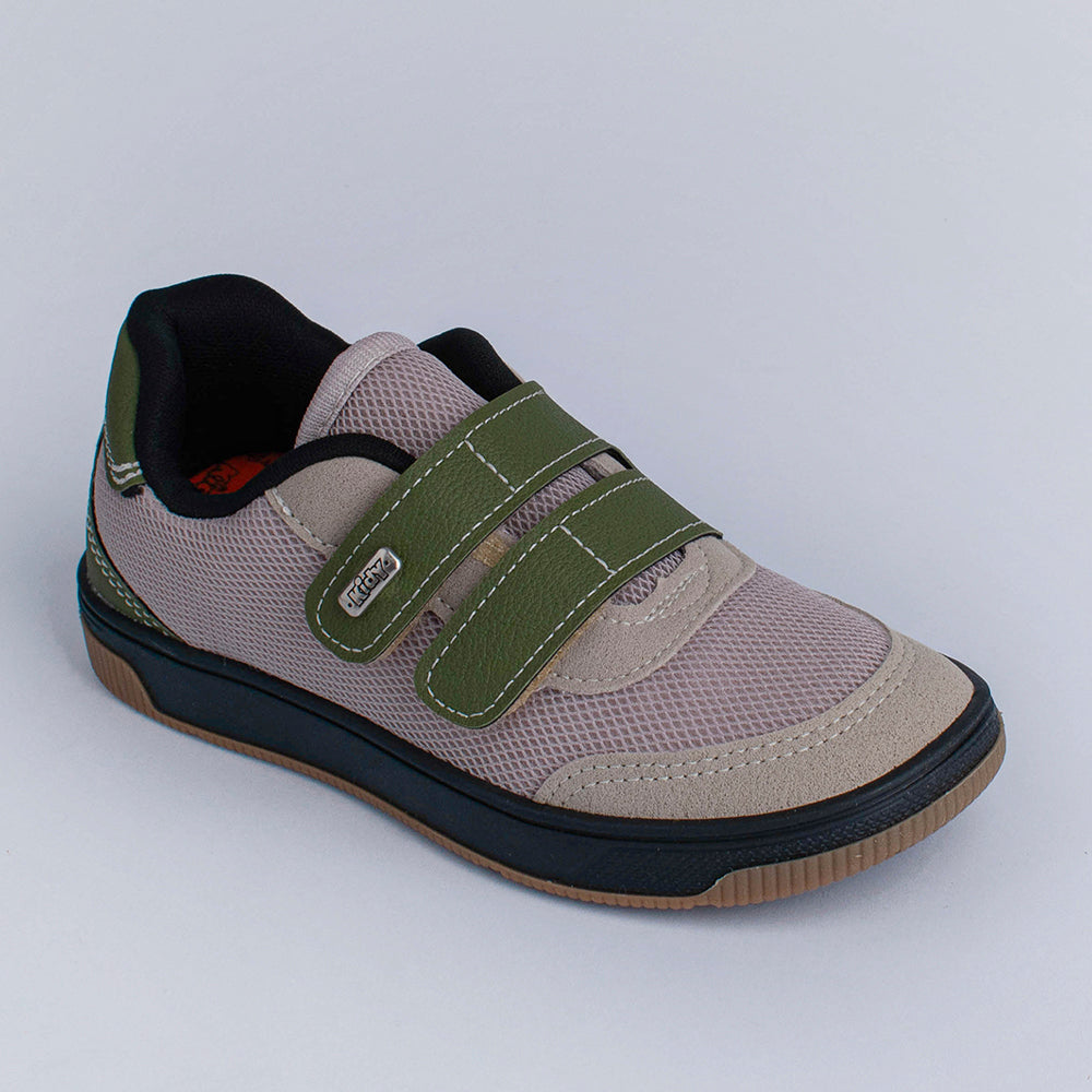 Tênis Infantil Menino Kidy Astral Preto/Verde Confortável e Tecnológico