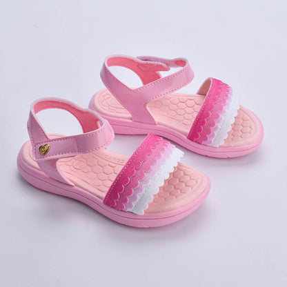 Sandália Menina Infantil Kidy Toys Baby Rosa