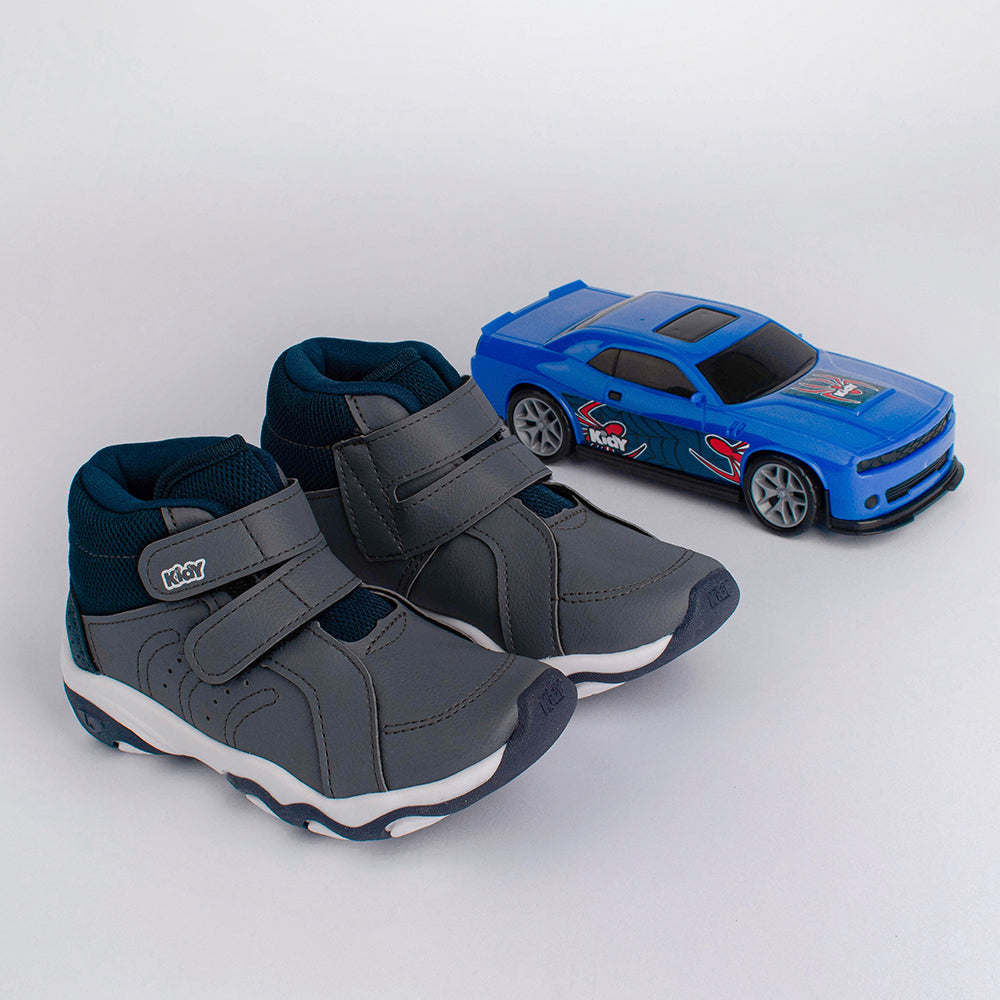 Tênis Kidy Play Respitec Grafite Marinho