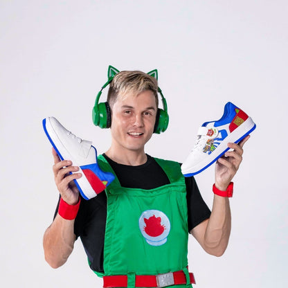 TÊNIS Menino Infantil HYPE Gato GALACTICO BRANCO/COLORIDO Kidy