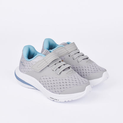 TENIS INFANTIL UNISSEX K-360 SUPER LEVE CINZA/AZUL/VERDE