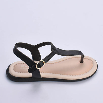 Sandália Menina Infantil Kidy Cristal Preta