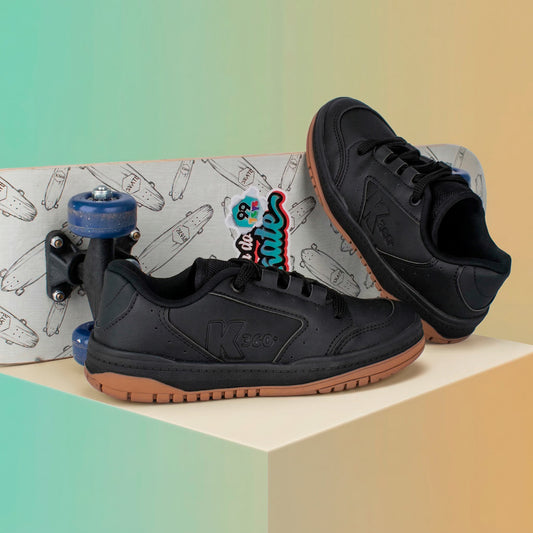 Tênis Infantil Menino Kidy K360 Estilo Casual Preto/Crepe Anatômico