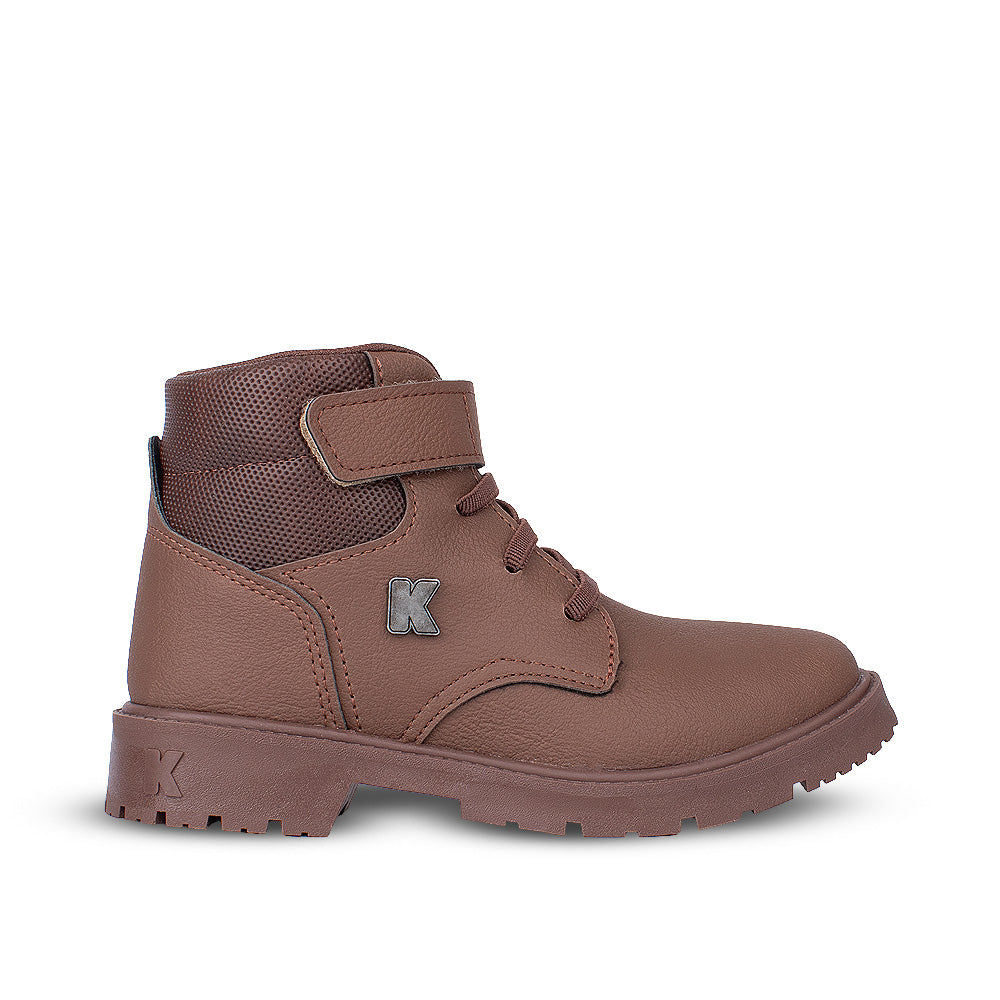 Bota Coturno Infantil Menino Kidy Walk Marrom Conforto