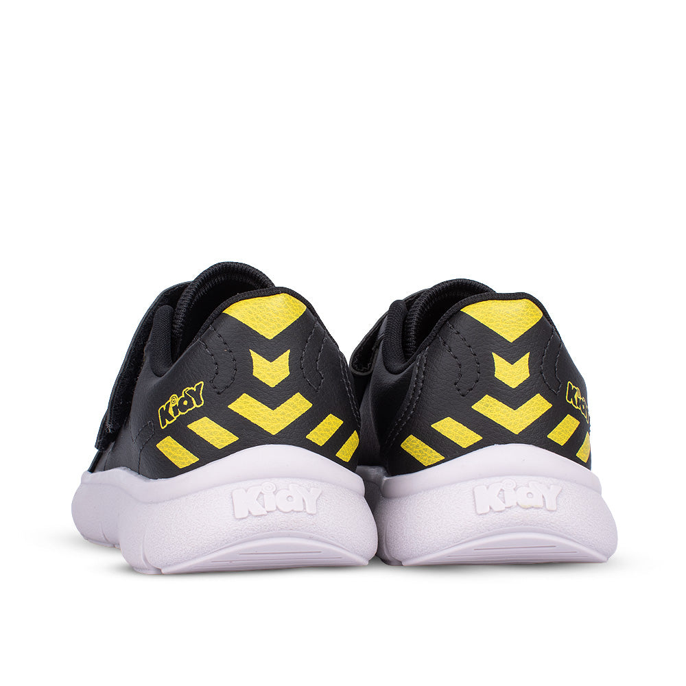 Tênis Infantil Menino Kidy Flex Preto/Amarelo Brinquedo