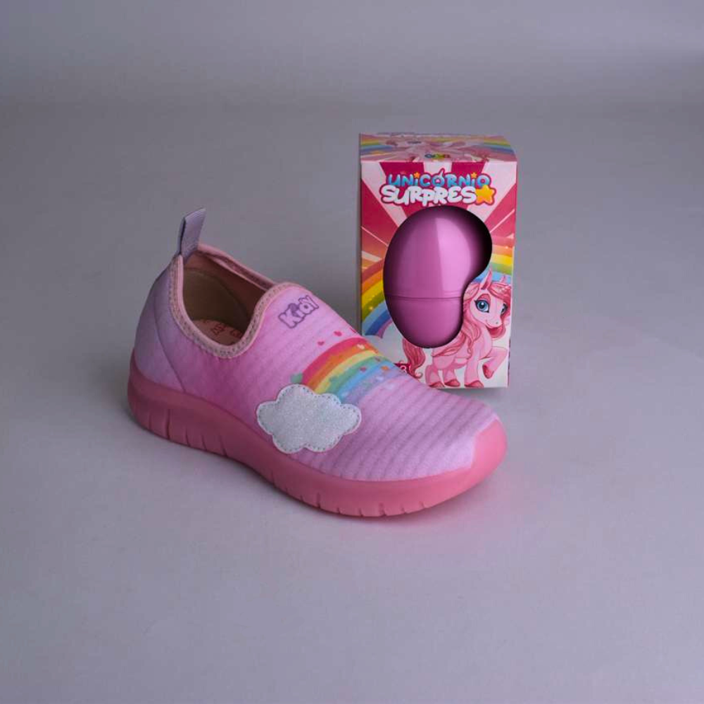 Tênis Menina Infantil Kidy Ultra Flex Rosa