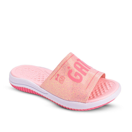 Chinelo Infantil Menina Kidy Gato Galáctico Rosa Confortável - Kidy Calçados - Sandália e Papete