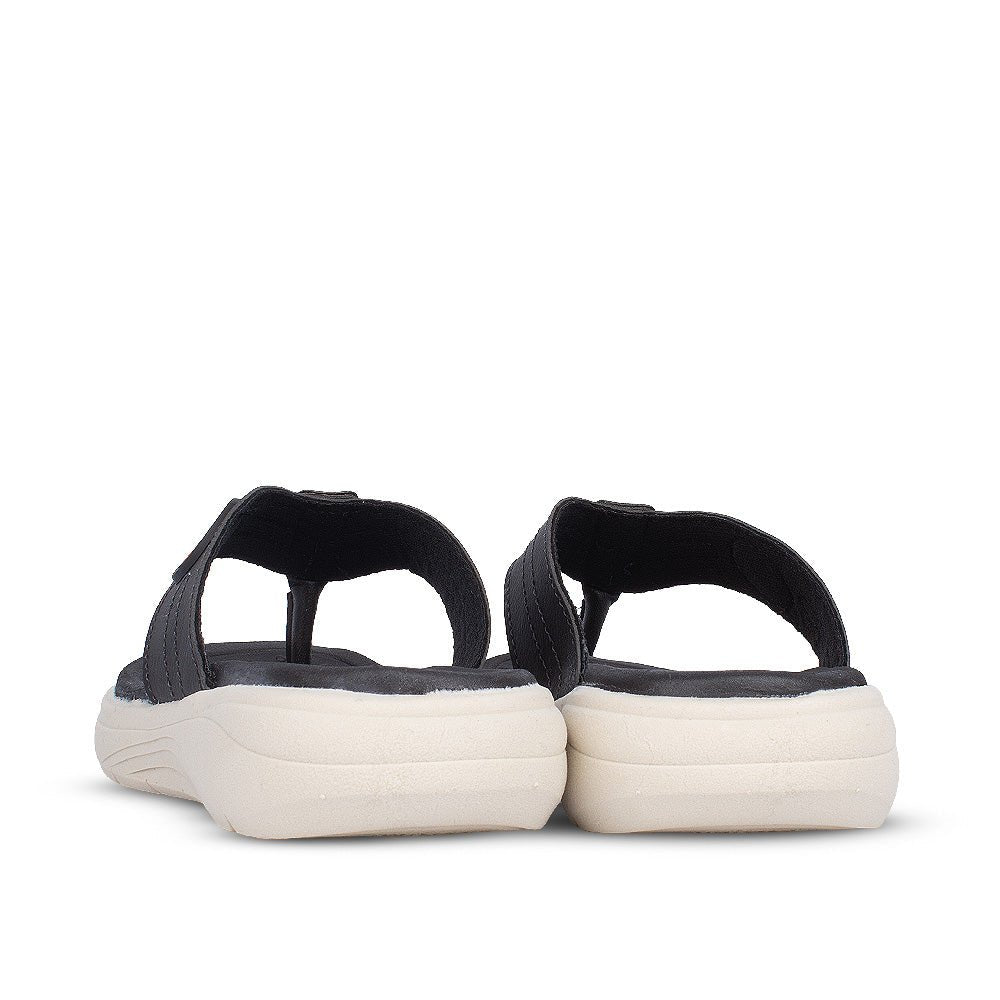 Chinelo Infantil Menino Kidy Fly Preto Bege Antiderrapante Verão - Kidy Calçados - 