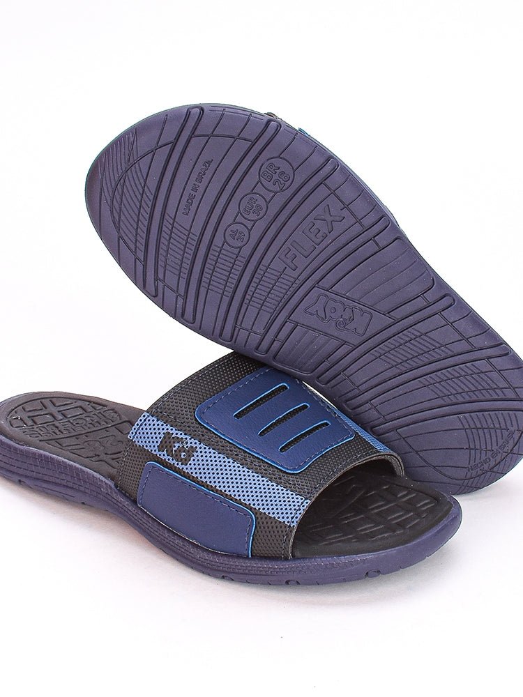CHINELO NUVEM MENINO KIDY COMFORT PRETO/MARINHO - Kidy Calçados - Sandália e Papete