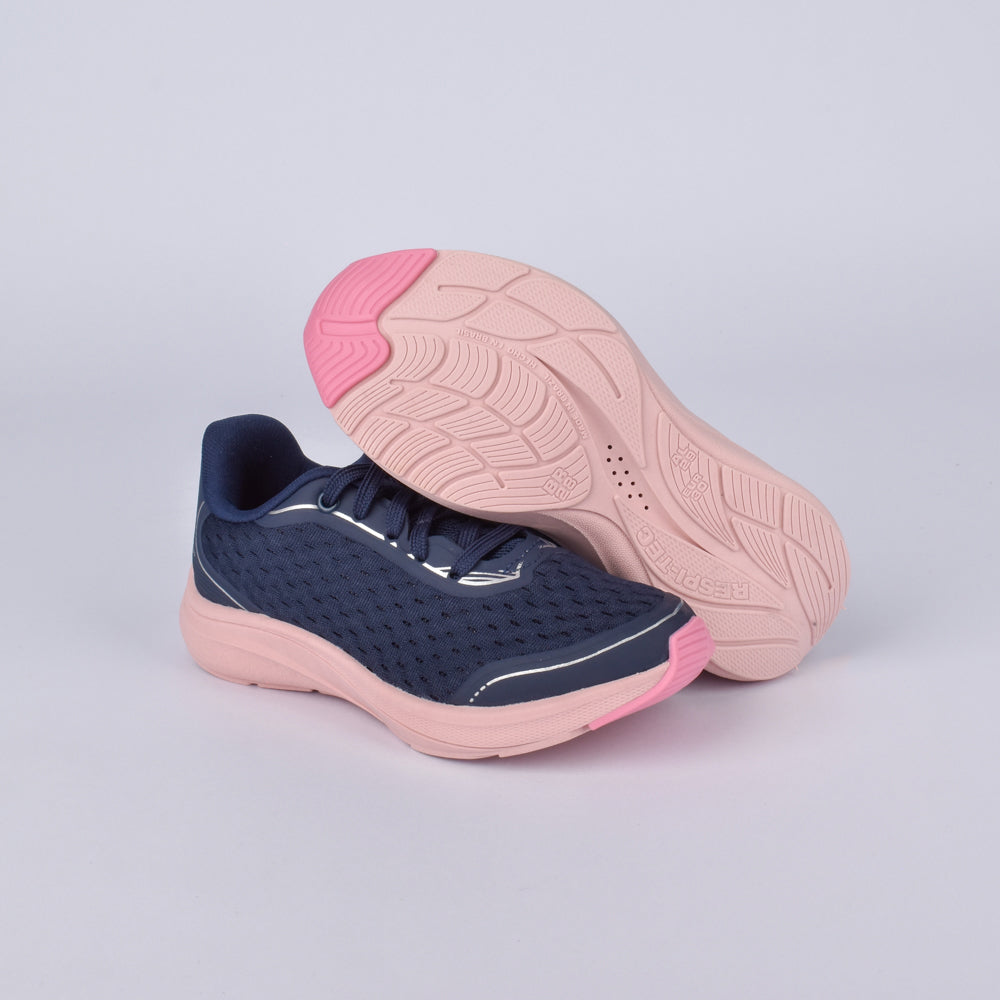 TENIS INFANTIL MENINA K360 ENERGY 2 MARINHO/ROSA/PRATA