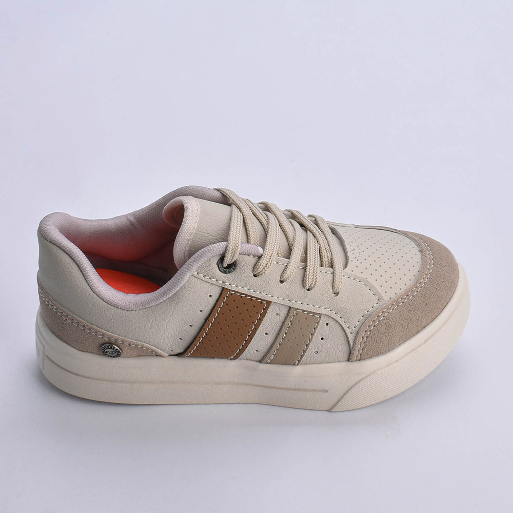 Tênis Menino Infantil K360 Ultra Leve Natural e Caramelo