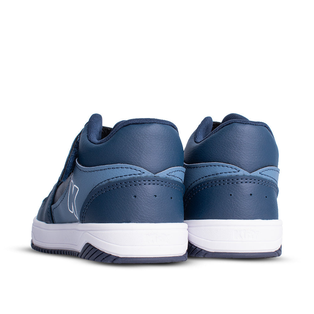 Tênis Infantil Menino Kidy Happy Tira Aderente Marinho com Azul Stone 22 ao 27