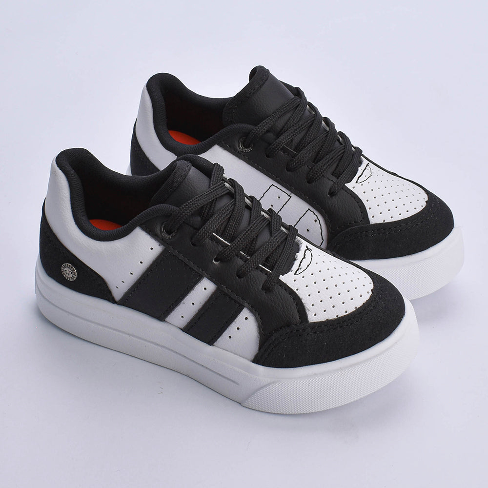 Tênis Menino Infantil K360 Ultra Leve Preto Branco e Preto