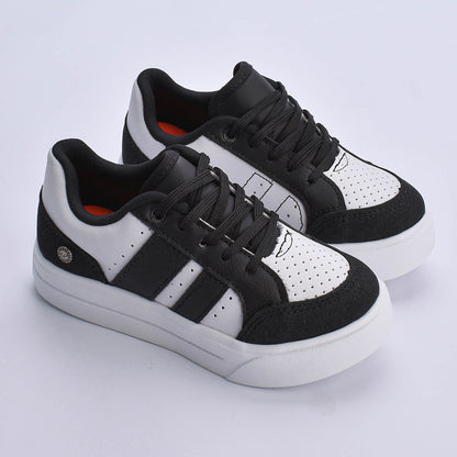 Tênis Menino Infantil K360 Ultra Leve Preto Branco e Preto