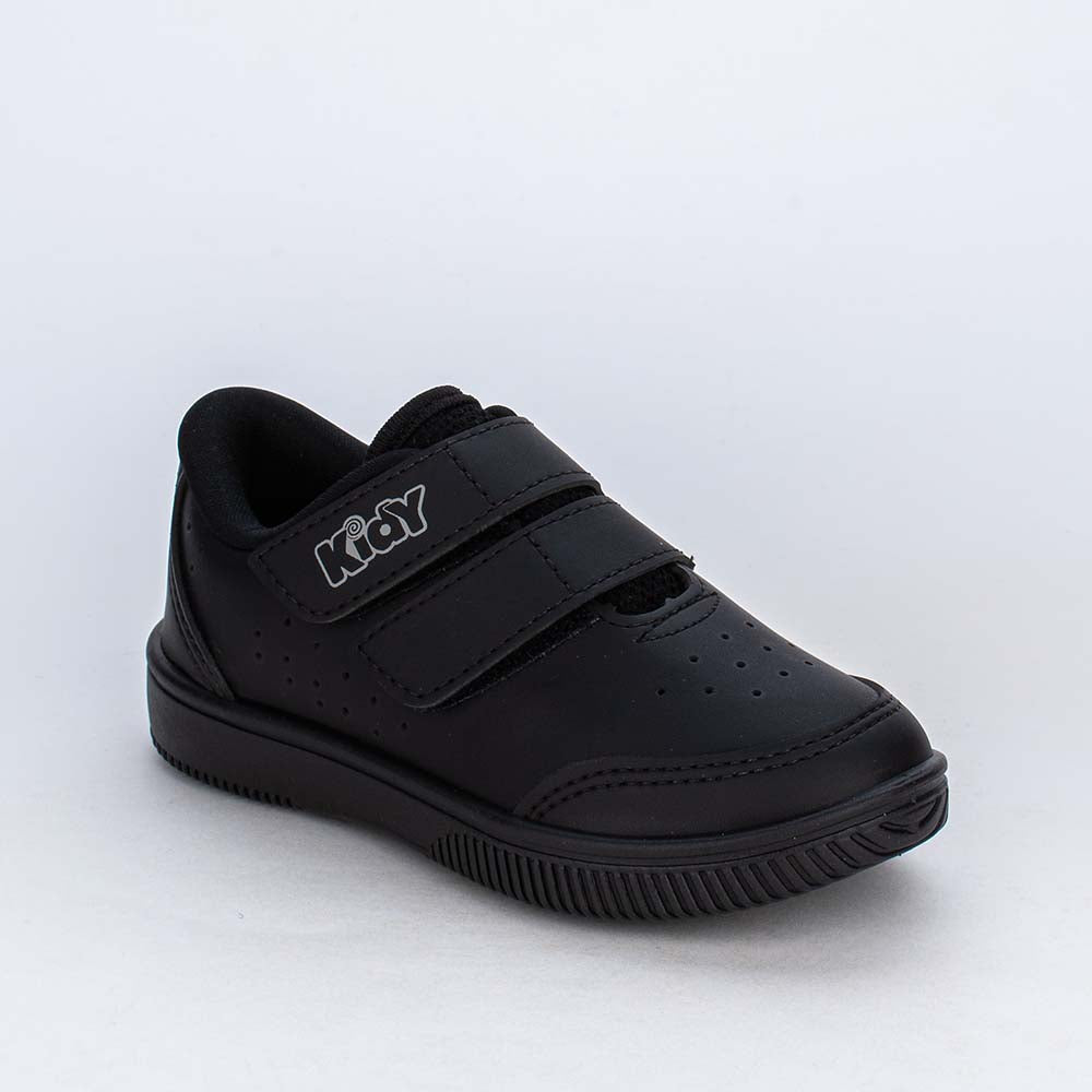 Tênis Infantil Menino Kidy Usefull Preto College Escolar