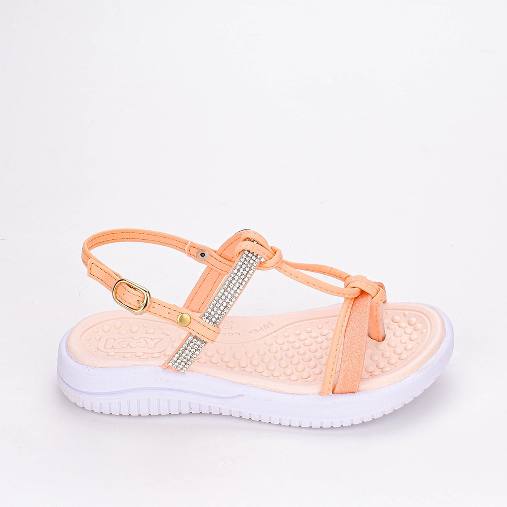 SANDÁLIA INFANTIL MENINA KIDY FLY PESSEGO