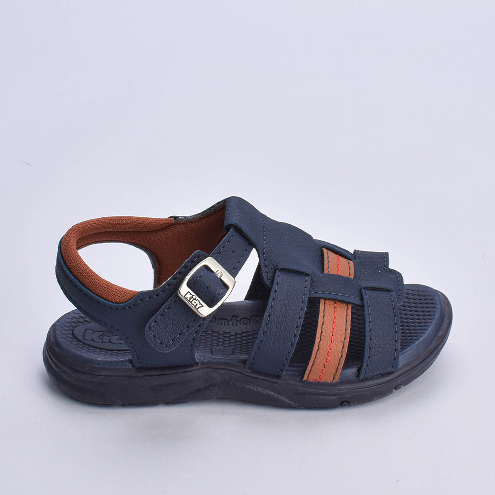 Sandália Papete Infantil Menino Kidy Flex Anatômica Marinho
