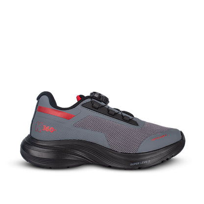 Tênis Infantil Menino Kidy Super Leve Disc Grafite Esportivo