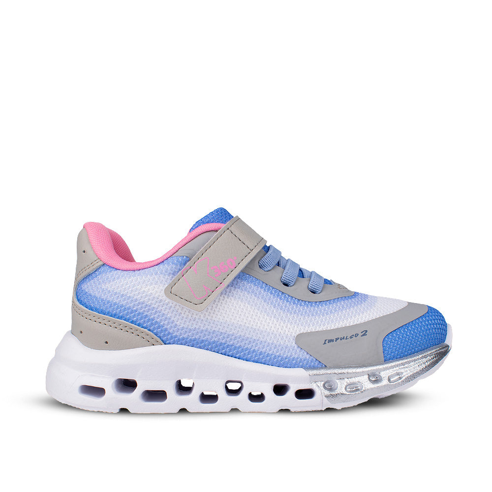 TENIS K360 IMPULSO 2 AZUL CLARO/ROSA
