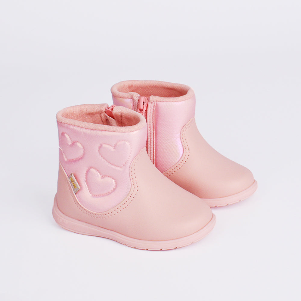BOTA INFANTIL MENINA KIDY SOFT NUDE