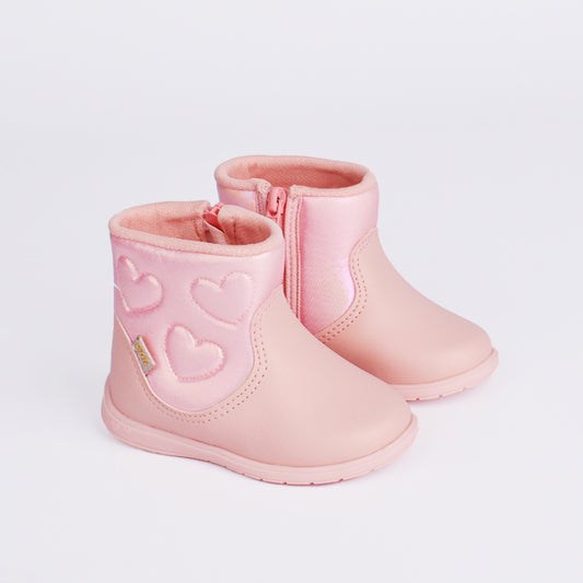 BOTA INFANTIL MENINA KIDY SOFT NUDE