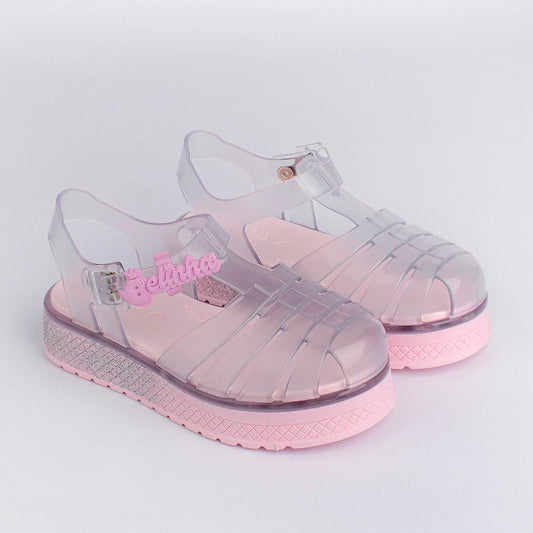 Sandália Infantil Menina Kidy Belinha Gloss Rosa Conforto e Estilo