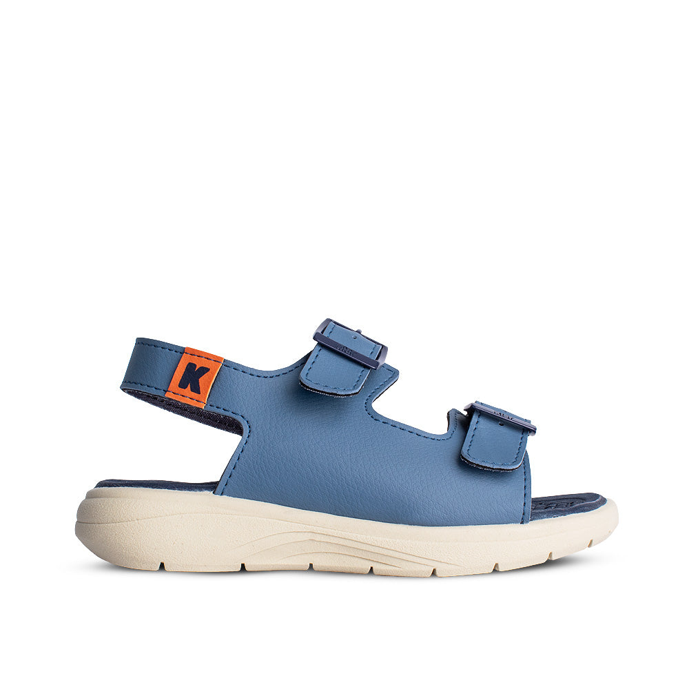 Sandália Infantil Menino Kidy Fly Baby Azul Marinho Confortável e Ajustável