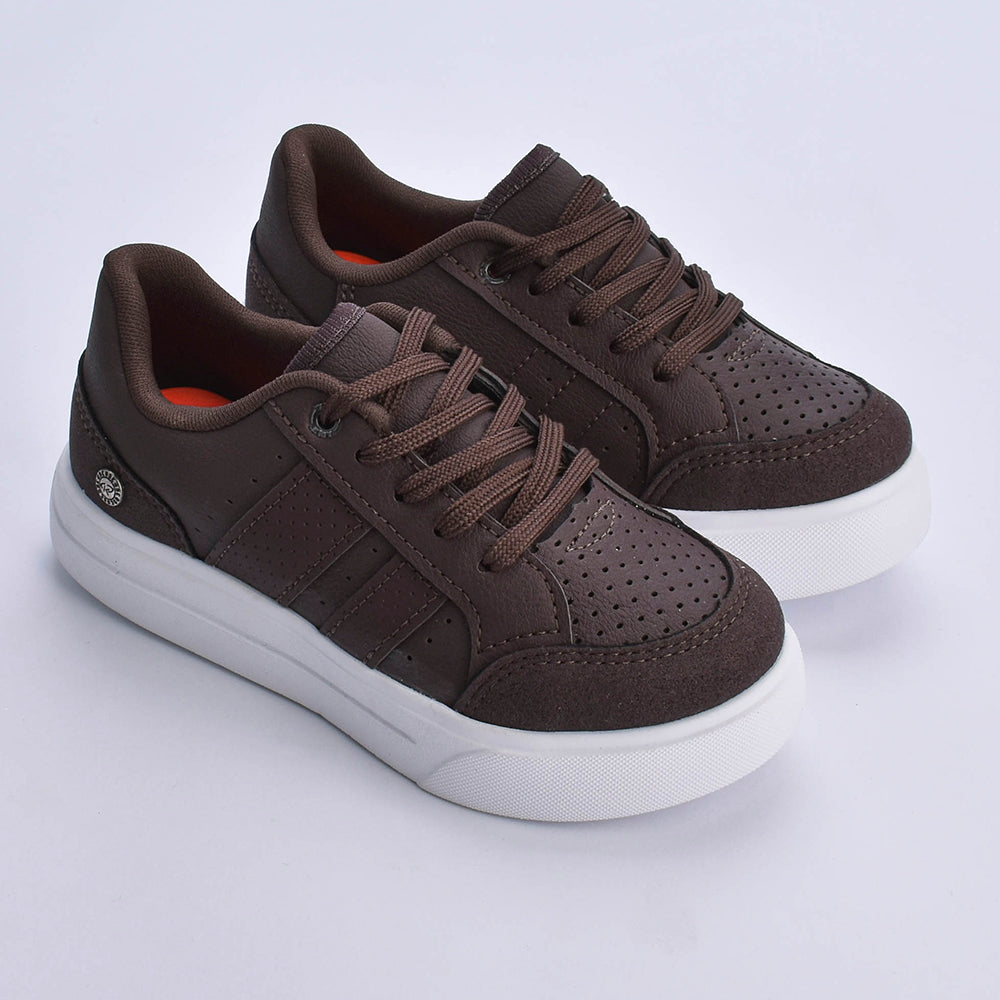 Tênis Menino Infantil K360 Ultra Leve Café