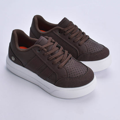 Tênis Menino Infantil K360 Ultra Leve Café