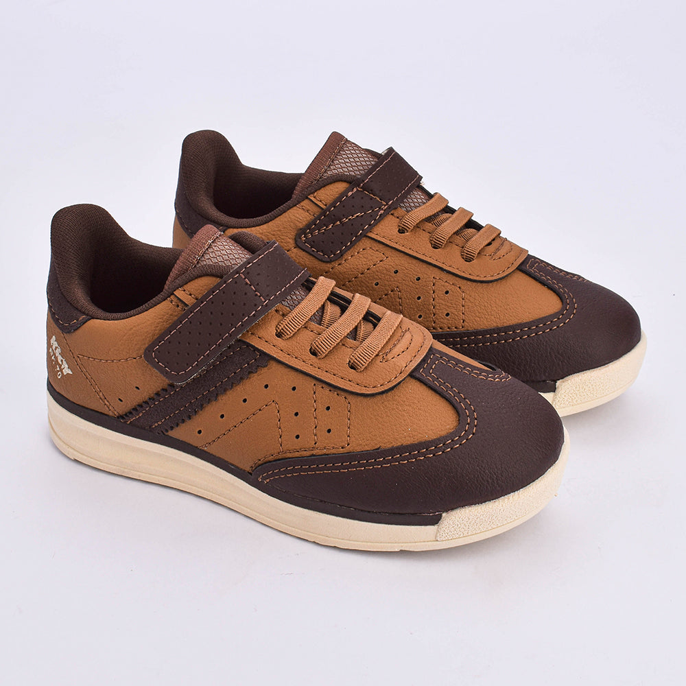 Tênis Infantil Menino Casual RK 70 Kidy Caramelo e Marrom