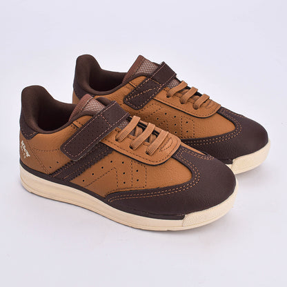 Tênis Infantil Menino Casual RK 70 Kidy Caramelo e Marrom